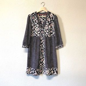 Boden Paisley and Polka Dot Print Tunic Dress